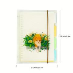 Hongtai B5 Loose Leaf Grid Notebook - 50 Thick Pages, High Value, Non-Sticky