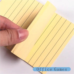 Index Stickers Yellow Bottom Stripe Label Stickers
