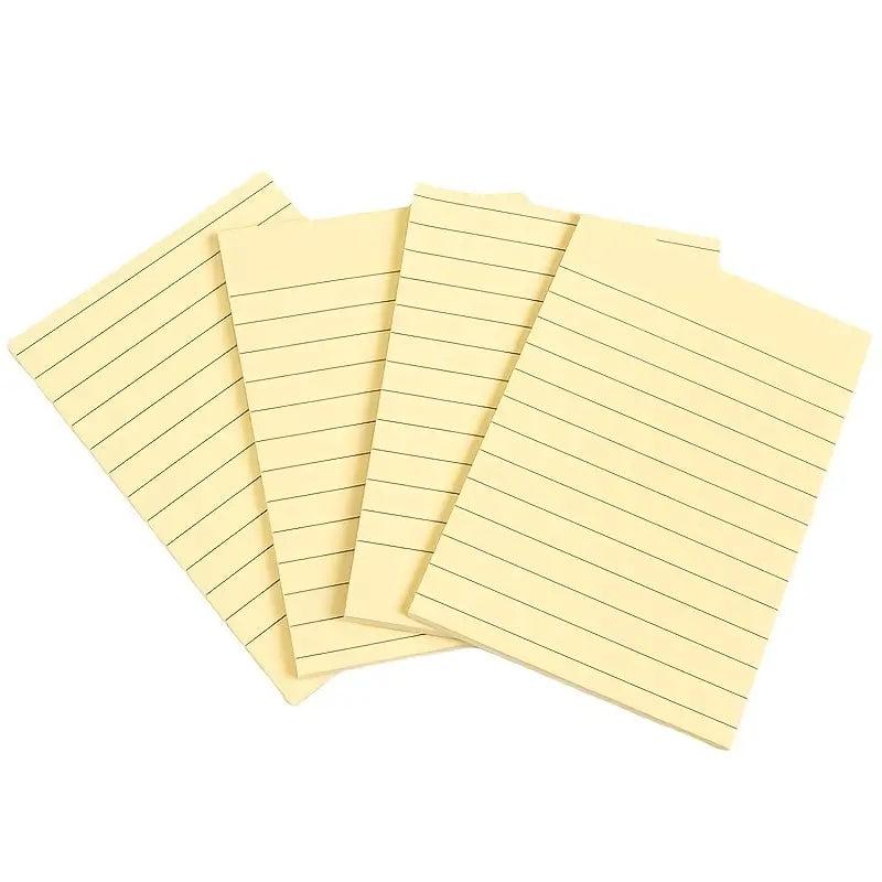 Index Stickers Yellow Bottom Stripe Label Stickers