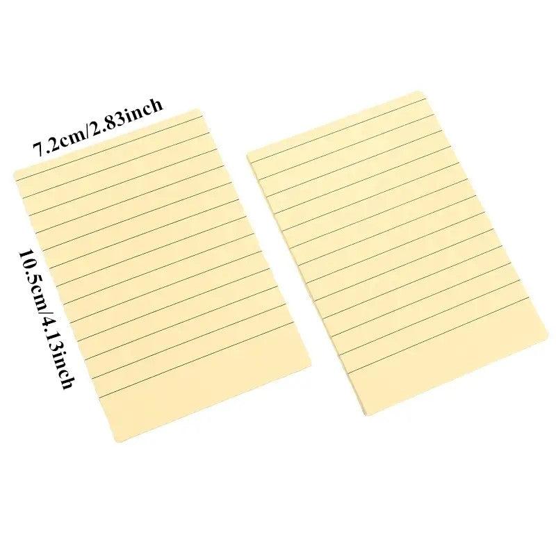 Index Stickers Yellow Bottom Stripe Label Stickers