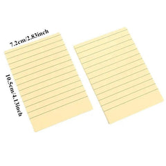 Index Stickers Yellow Bottom Stripe Label Stickers