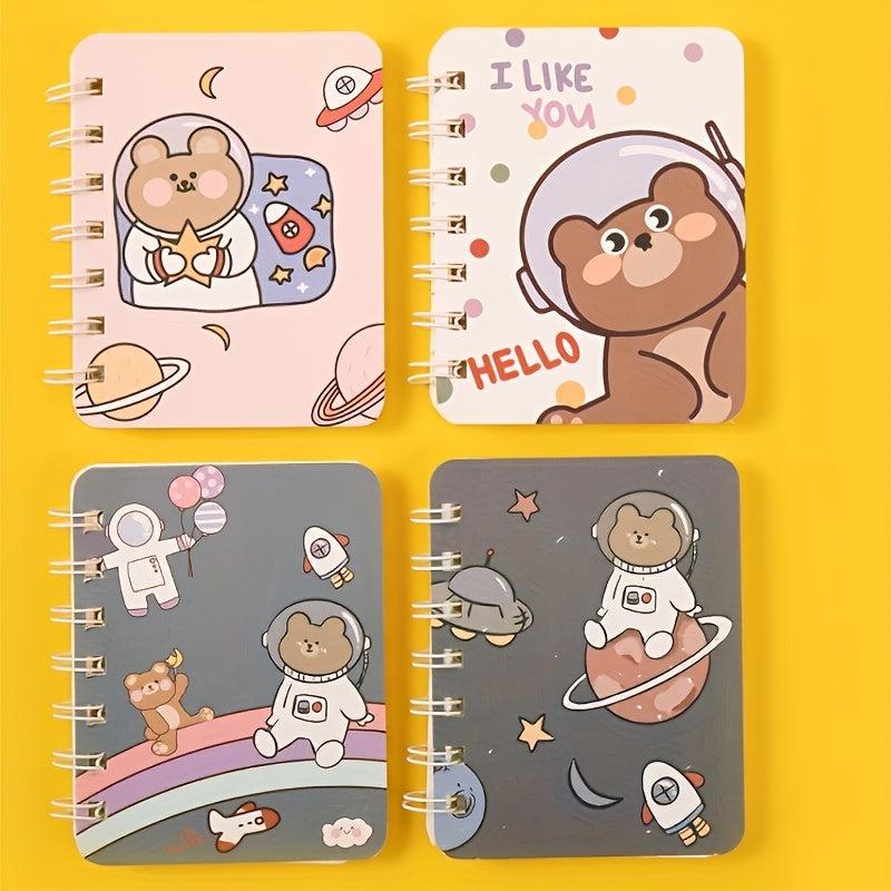 2pcs Cartoon A7 Coil Book Loose leaf Notebook Student