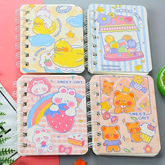 2pcs Cartoon A7 Coil Book Loose leaf Notebook Student