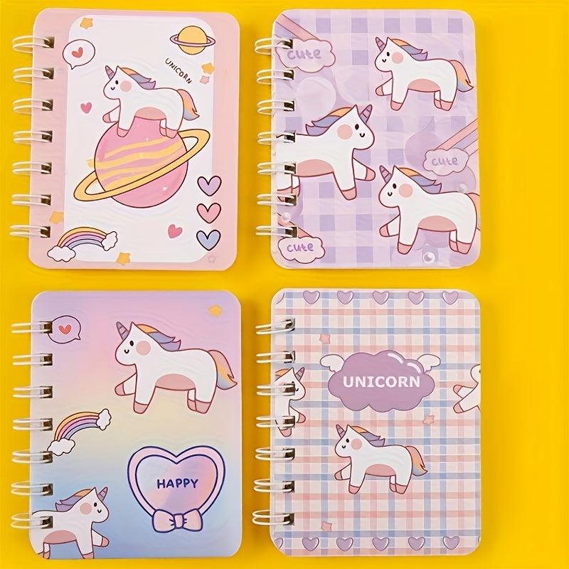 2pcs Cartoon A7 Coil Book Loose leaf Notebook Student