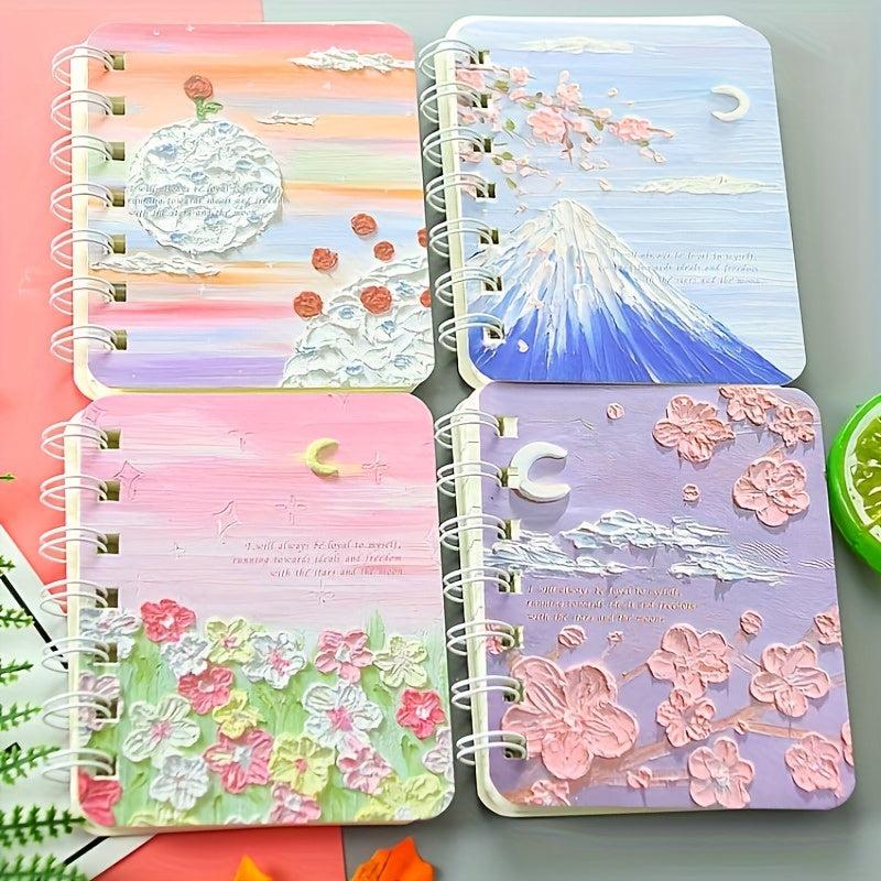 2pcs Cartoon A7 Coil Book Loose leaf Notebook Student