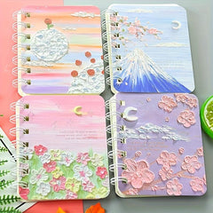 2pcs Cartoon A7 Coil Book Loose leaf Notebook Student