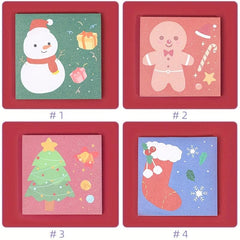 4pcs Cartoon Christmas Sticky Notes for Students