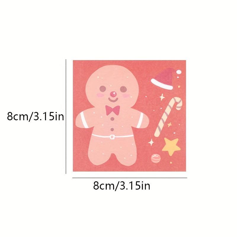 4pcs Cartoon Christmas Sticky Notes for Students