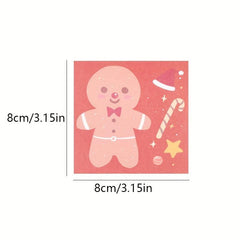 4pcs Cartoon Christmas Sticky Notes for Students