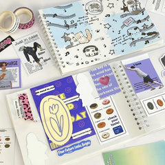 A5 Double Sided Diary Release Book Cartoon Journal