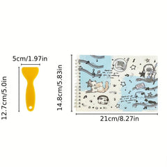 A5 Double Sided Diary Release Book Cartoon Journal