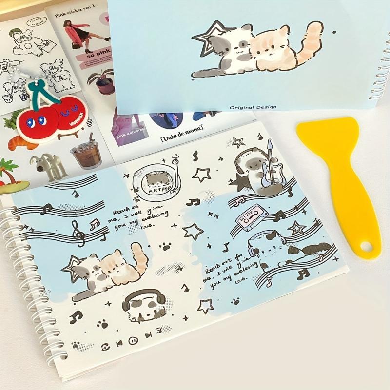 A5 Double Sided Diary Release Book Cartoon Journal