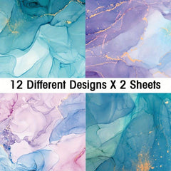 Scrapbook Paper Pad 24 Sheets Colours Pattern Cardstock 6 X 6 Decorative Art Pap
