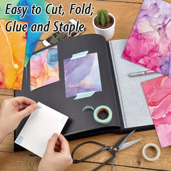 Scrapbook Paper Pad 24 Sheets Colours Pattern Cardstock 6 X 6 Decorative Art Pap