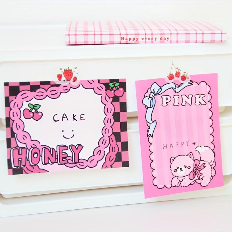 50pcs Retro Lolita Memo Pad Student Learning Note Plan Paper