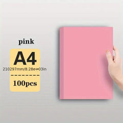 A4 160g Thick Cardboard for Painting, Red/Pink/Purple