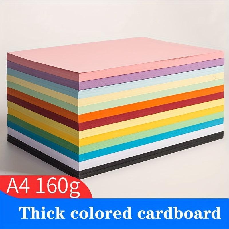 A4 160g Thick Cardboard for Painting, Red/Pink/Purple