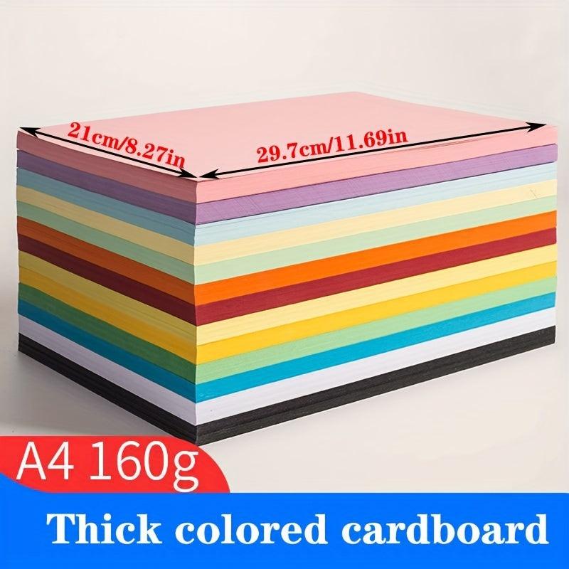 A4 160g Thick Cardboard for Painting, Red/Pink/Purple