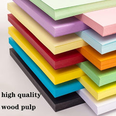 A4 160g Thick Cardboard for Painting, Red/Pink/Purple