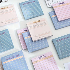 Cute Cartoon Sticker Memo Notebooks