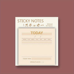 Cute Cartoon Sticker Memo Notebooks