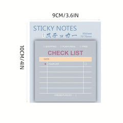 Cute Cartoon Sticker Memo Notebooks