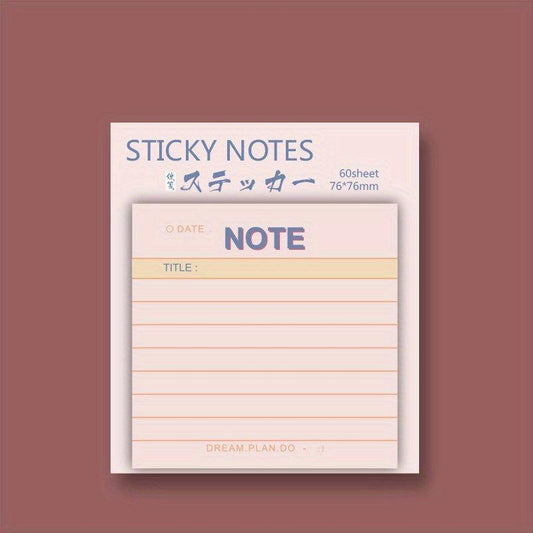 Cute Cartoon Sticker Memo Notebooks