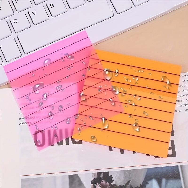 300-900 Sheets Transparent Waterproof Sticky Notes