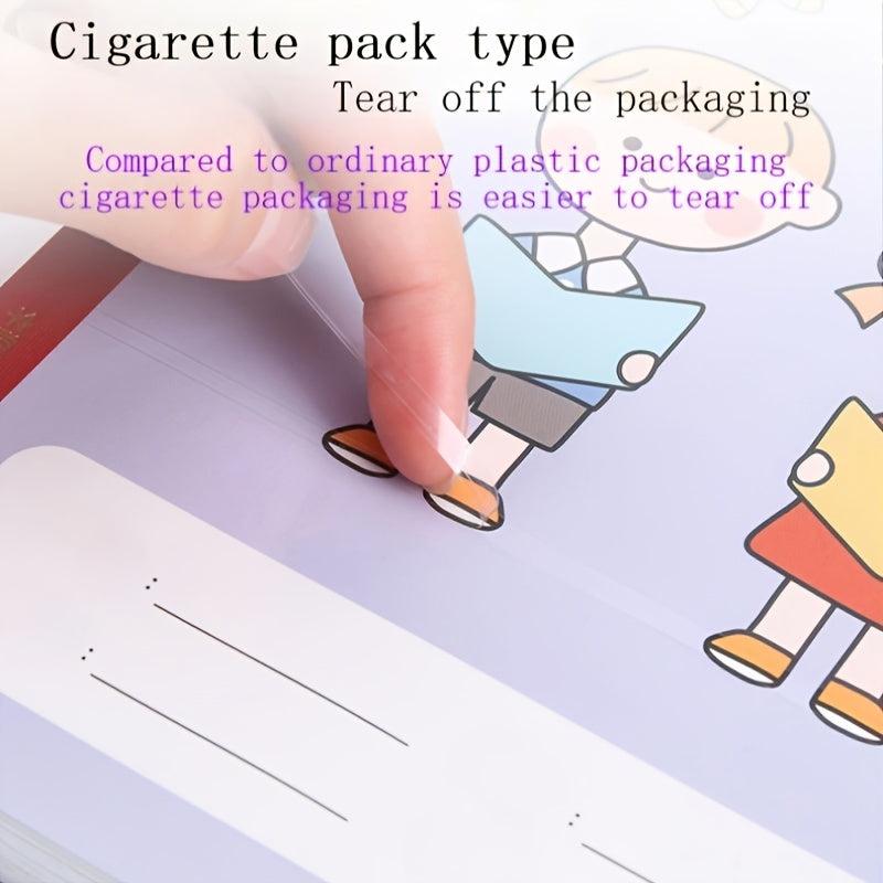 5 Pack Student Exercise Books A5, Cartoon Learning Design