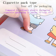 5 Pack Student Exercise Books A5, Cartoon Learning Design