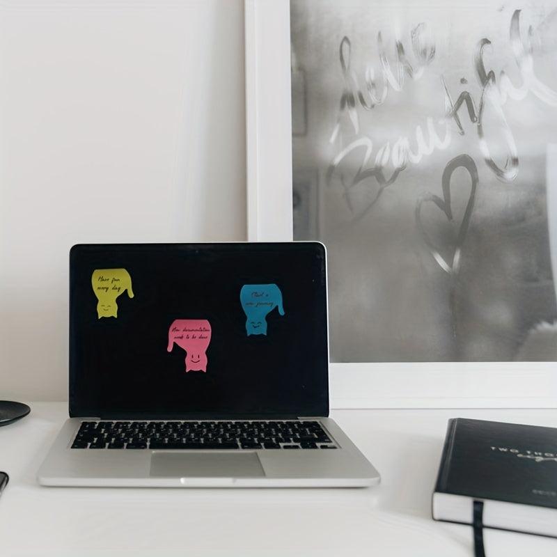 90 Fluorescent Cat Convenience Stickers for Office, Books and More
