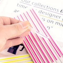 Ultra Thin Index Stickers - Easy Reading Aid