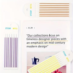 Ultra Thin Index Stickers - Easy Reading Aid