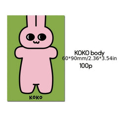 Small Animals Mini Brick Notepad 100P