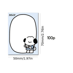 Small Animals Mini Brick Notepad 100P