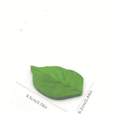 50 Sheets Simulation Leaf Sticky Note Beautiful Leaves Sticky Note Paper