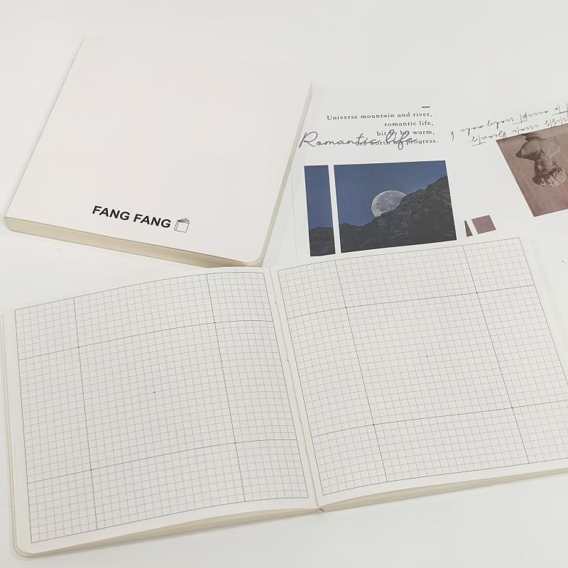 Small Square Book Student Hand Ledger Square Grid Book