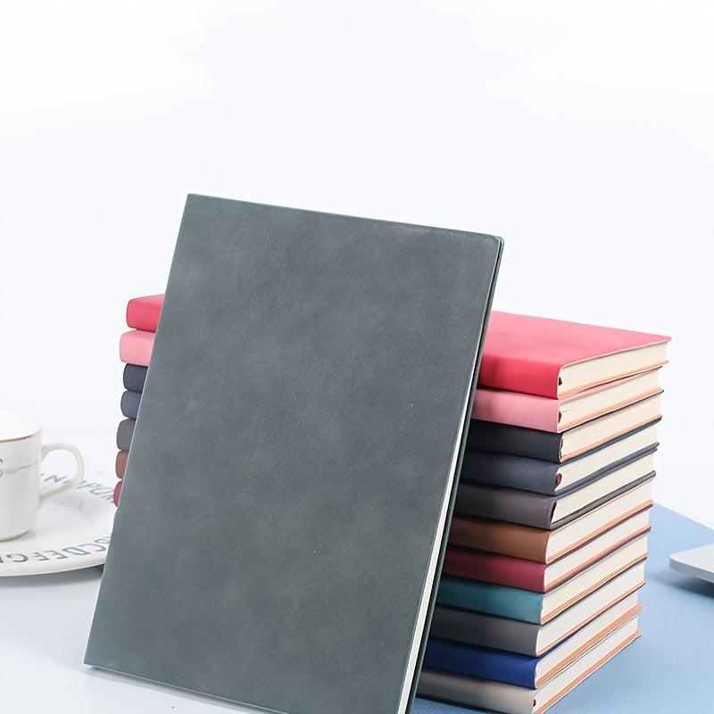 A5 Leather Mask Girl Journal Study Notebook