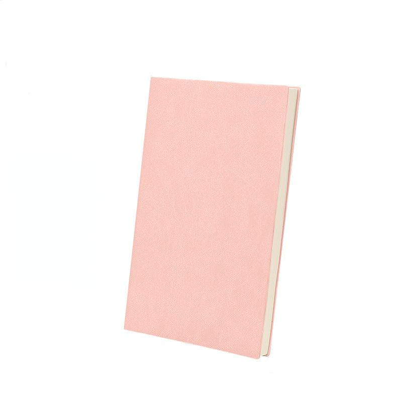 A5 Leather Mask Girl Journal Study Notebook
