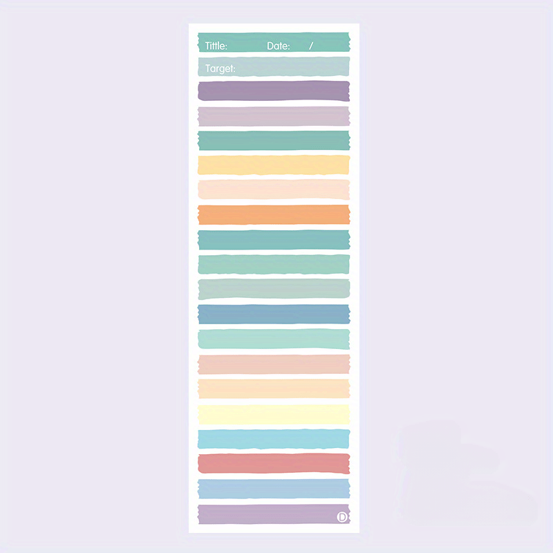 50 Sheets Student Notepad with Horizontal Lines and Grids Sticky Notes