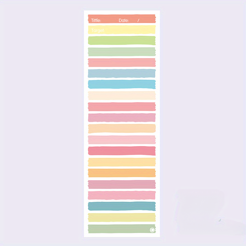 50 Sheets Student Notepad with Horizontal Lines and Grids Sticky Notes