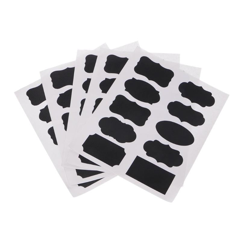 8pcs Vinyl Chalkboard Label Stickers Blackboard ChalkBoard Stickers