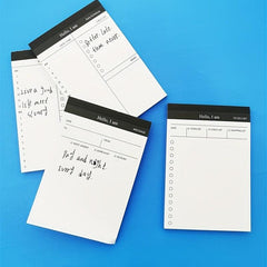 50pcs Tearable Notepad Trip Planner Memo Pad Set