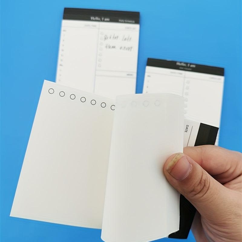 50pcs Tearable Notepad Trip Planner Memo Pad Set
