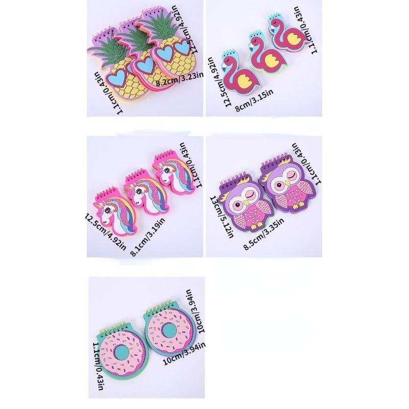 Cartoon Notebook PVC Cover Coil Notepad Student Memo Pad