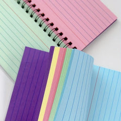 2pcs Spiral Notebook Portable Student Journal Notebook Student Office