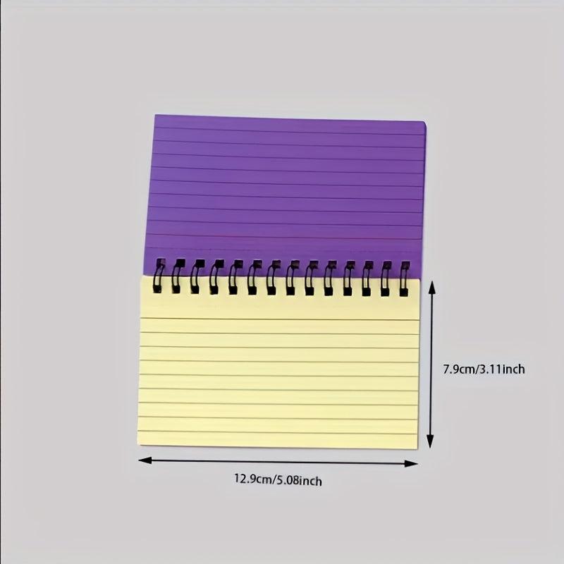 2pcs Spiral Notebook Portable Student Journal Notebook Student Office