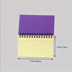 2pcs Spiral Notebook Portable Student Journal Notebook Student Office
