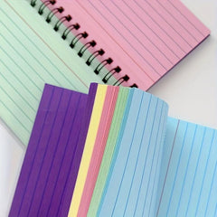 2pcs Spiral Notebook Portable Student Journal Notebook Student Office