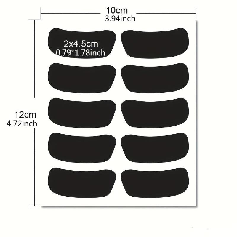 150pcs Eye Baseball Stickers Softball Face Paint Eye Strips